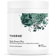 THORNE Daily Greens Plus - Comprehensive Greens Powder with Matcha, Spirulina, Moringa and Adaptogen
