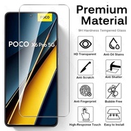 TEMPERED GLASS poco X6 X6 PRO F6 F6 PRO M6 PRO 4G CLEAR HIGH QUALITY - poco F6 PRO