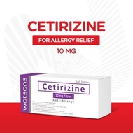 WATSONS GENERICS Cetirizine hydrochloride 10mg 1 Tablet