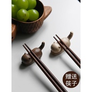 Cat Chopstick Rest Lucky Cat Chopstick Rest Household Chopstick Rest Cute Solid Wood Chopstick Rest Japanese Kitten Chopstick Rest Chopstick Rest Refri