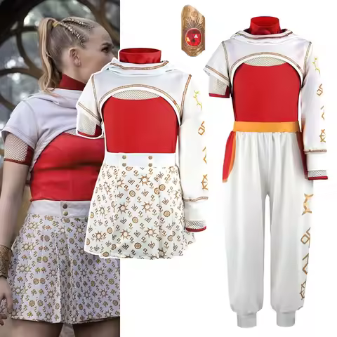 Movie Zombies 4 Cosplay Nova Costumes for Girl Women Coat Shirt Skirt School Suit Kids Child Adult H