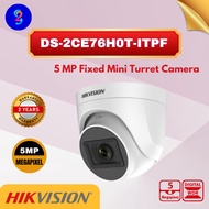 【Ready Stock】HIKVISION DS-2CE76H0T-ITPF 5MP TURBO HD 4IN1 AHD/CVI/TVI/CVBS INDOOR IR DOME CAMERA 3.6