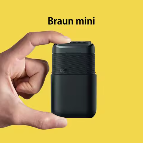 Braun Mini Shaver X Series M1012 For Men Wet-Dry Dual Use Washable Rechargeable Electric Razor Beard