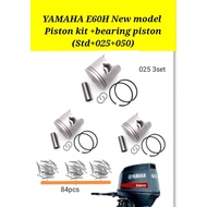 E60H YAMAHA PISTON KIT+bearing piston (STD /oversize) 6K5-11631 # 2 stroke outboard engine part