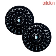 Ortofon แผ่นรองแผ่นเสียง ขนาด 12 นิ้ว Slipmat เครื่องเล่นแผ่นเสียง Turntable DJ Scratch Vinyl Record
