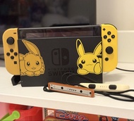 Switch pokemon 比卡超 伊布 主機特別版