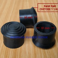 Rubber Feet and Pipe Cover 1 1 1/ 4 inch (chitos) | Hole diameter 30 mm