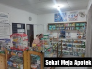 Jual Sekat Meja Apotik Pembatas Meja Akrilik Apotek Partisi Akrilik
