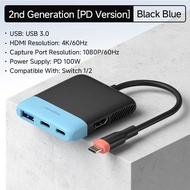 Hagibis | Hagibis Switch 2 Video Capture Card Portable TV Dock For Switch1/2/OLED Live Streaming Gam
