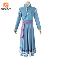 Frozen 2 Anna Cosplay Costume - Adult Long Sleeve Dress