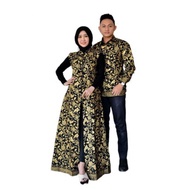 Couple Batik Long Cardi Amita Batik Tunic Blazer Outer Batik Re