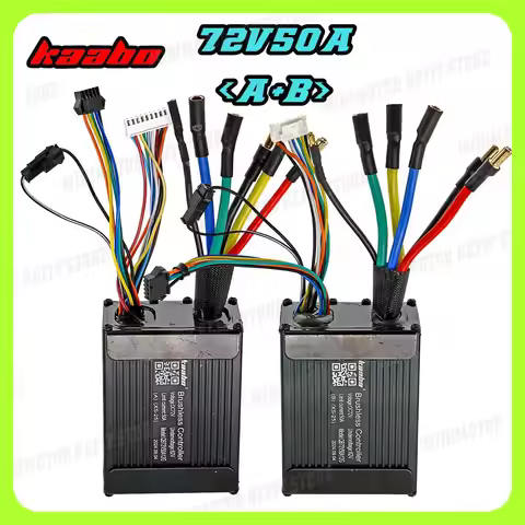 72V50A Sine Wave Controller 2000W Motor Control 50A TFT Display for 72V Kaabo Wolf King GT PRO Elect