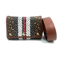 Burberry BT印花郵差包 肩背包 斜背包