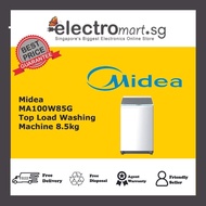 Midea Top Load Washing Machine 8.5kg - MA100W85G- One Touch Smart Wash