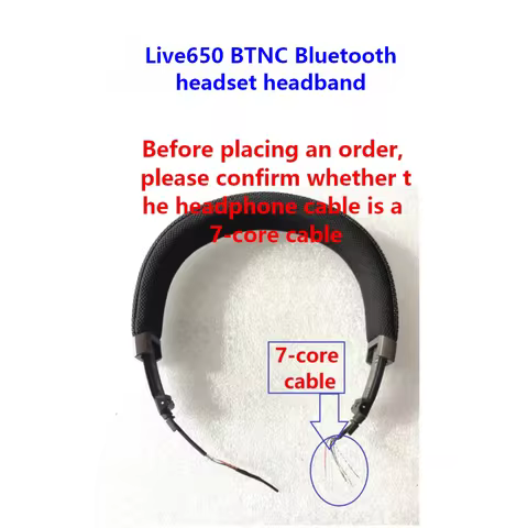 1PCS Original replacement For JBL Live650 BTNC Bluetooth headset headband Live650 BTNC service parts