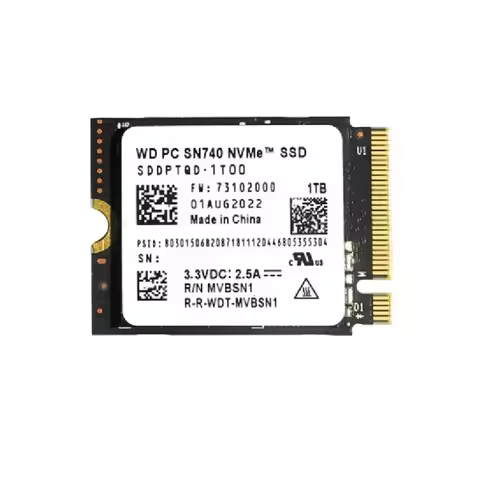 SN740 NVMe PCIe Gen 4x4 SSD M.2 2230 2TB 1TB 512GB Internal Solid State Hard Drive For PC & Laptop