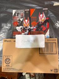 全新未開封 SHF Kamen Rider Geats Magnum Boost Form  麥格農 推進 形態 + 二手 Fever Form Parts Set  狂熱 麥格農 形態 + 全新未開