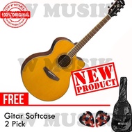 (Siap Kirim) Yamaha Gitar Akustik CPX 600 / CPX600 VT + Softcase &amp; 2