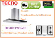 TECNO HOOD AND HOB BUNDLE PACKAGE FOR (ISA 9238 &amp; TA 983TRSV) / FREE EXPRESS DELIVERY