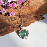 玥心時尚寶石 貓眼藍綠碧璽 手工銀墜 EssyJewelry