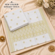 Songket Bunga Tabur, Kain Songket 4 Meter, Songket Tenun, Songket Tabur, Kain Pasang Songket Tabur