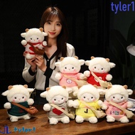 TYLER1 Little Sheep Plush Toy Home Decor Lovely Plushie Dolls Sweater Sheep Wears Clothes Sheep Anim