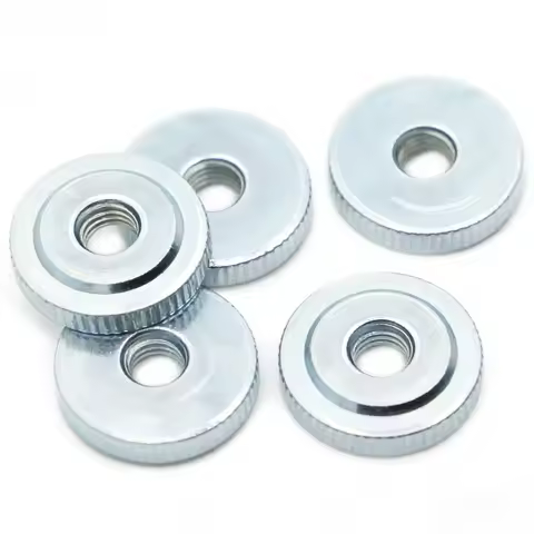 M3 M4 M5 M6 Blue Zine Carbon Steel GB807 DIN467 Handle Nuts Knurled Thumb Nut