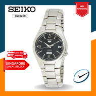 [CreationWatches] Seiko 5 Automatic Men's Silver Tone Staninless Steel Strap Watch SNK623K1