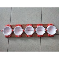 Ready Stock Acuan Karipap 5 Beradik 8cm NCI5530 Manual Dumpling Maker Dumpling Mold Flip Ravioli Mea