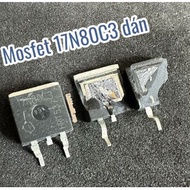 5 new Mosfet stickers 17N80C3 17A 800V