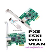 WINYAO Intel 82574L Gigabit Server Network Ethernet LAN Adapter PCIE Card PXE ESXI 10/100/1000Mbps