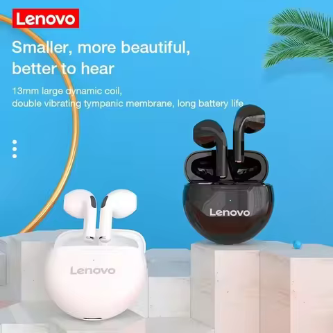 Lenovo HT38 TWS Bluetooth Earphone Mini Wireless Earbuds with Mic for iPhone Xiaomi Sport Waterproof