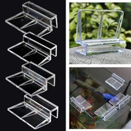In Stock 4 Pcs Set 6-12mm Acrylic Fish Tank Lid Cover Support Holder Bracket Clip Aquarium Top Cover Bracket Aquarium Cap Support Rack