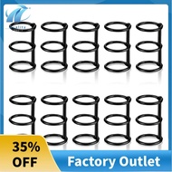 10 Piece 3-Rings Book Rings Metal Loose Leaf Binder Rings Binding Black Metal DIY Photo Album/Notebo