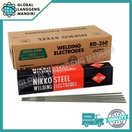 KAWAT LAS NIKKO RD260 2.6MM (5KG) / RD 260 2.6 MM STEEL - TOKOASMA