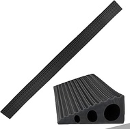 Dokeno Door Threshold Ramps 90 x 6 x 2 cm, Transition Profile Self-Adhesive, Silicone Door Threshold