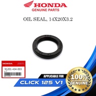 HONDA OIL SEAL 14X20X3.2 TRANSMISSION FOR CLICK125i / CLICK150i / BEAT fi ( 91201-434-003 )