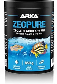 MICROBE-LIFT Zeopure - 1000g / 5-9mm - Zeolite Granules for Clear Aquarium Water Binds Ammonium, Nit