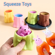 Cartoon Squishy Toys for Fidget Toy Anti Anxiety Decompression Toy Squeeze Ball Toys