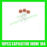 10PCS CERAMIC CAPACITOR CERAMIC CAPACITOR 100NF 104 0.1uF 50V