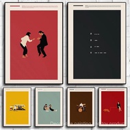 Minimalist Classic Movie Pulp Fiction,Fleabag,Whiplash Film Abstract Poster Wall Art Pictures Canvas