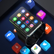 Rainbuvvy 2025 New 4G Smart Watch Android 11.0 MTK6765 Quad Core 6GB 128GB 2.88" HD Large Screen S99