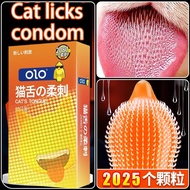 condoms Gat Tongue condom berduri  condom with granules granules  Condom  001 避孕套 condom tahan lama 