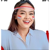 CHEEK FLAG INDONESIAN FLAG STICKER/