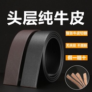 Tali Pinggang Lelaki Tanpa Gesper Tulen Tali Pinggang Gesper Automatik Lembu Tulen Pin Gesper Tanpa 