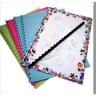 Buku Skrap Folio Comb / Binding Set Project Assignment Scrap Book