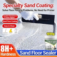 Colored Sand Floor Paint Specialty Sand Coating: Scratch Resistance 2 Times Higher, Easy to Clean, N