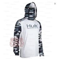 Outdoor Fishing Sunscreen Clothes Ice Feel Hooded Sunscreen Clothes UV Resistant Quick Drying Loose 