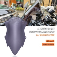New Windshield For GIXXER SF250 Motorcycle Accessories WindScreen Front Windshield Shroud Viser VIso