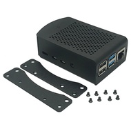 [Taiwan Iot Technology] Raspberry Pi 4th Generation Aluminum Alloy Case 4B With Wall Bracket